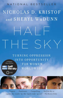 Book cover of Half the Sky: Turning Oppression into Opportunity for Women Worldwide