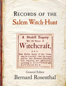 Book cover of Records of the Salem Witch-Hunt