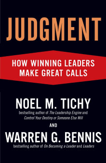 Book cover of Judgment: How Winning Leaders Make Great Calls