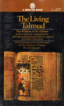 Book cover of The Living Talmud