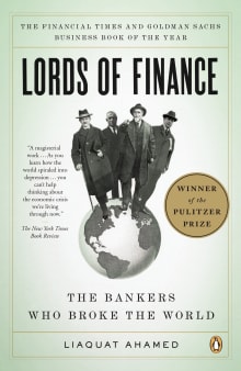 Book cover of Lords of Finance: The Bankers Who Broke the World