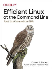 Book cover of Efficient Linux at the Command Line: Boost Your Command-Line Skills