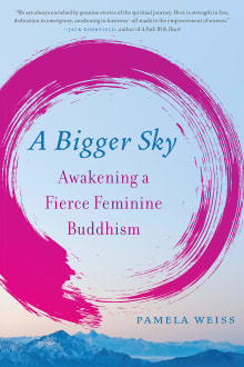 Book cover of A Bigger Sky: Awakening a Fierce Feminine Buddhism