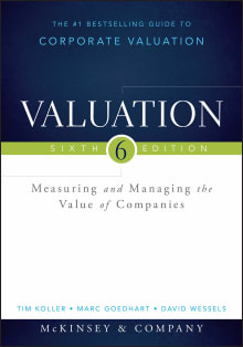 Book cover of Valuation: Measuring and Managing the Value of Companies