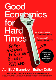 Book cover of Good Economics for Hard Times