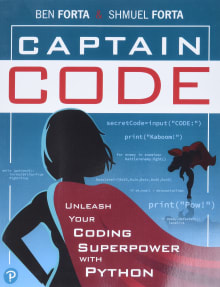 Book cover of Captain Code: Unleash Your Coding Superpower with Python