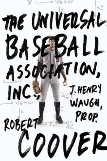 Book cover of The Universal Baseball Association