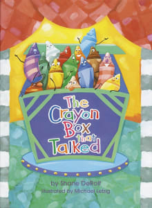 Book cover of The Crayon Box That Talked