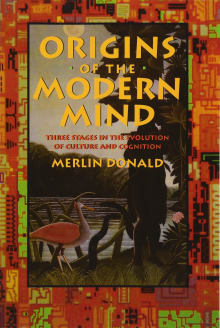 Book cover of Origins of the Modern Mind: Three Stages in the Evolution of Culture and Cognition