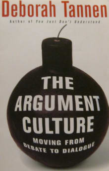 Book cover of Argument Culture Moving From Debate to Dialogue