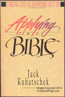 Book cover of Taking the Guesswork Out of Applying the Bible