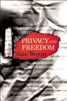 Book cover of Privacy and Freedom