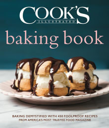 Book cover of Cook's Illustrated Baking Book