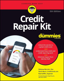 Book cover of Credit Repair Kit For Dummies