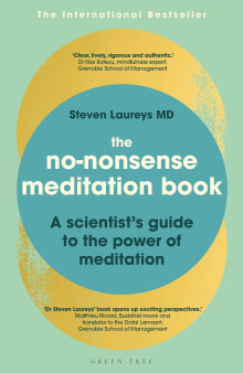 Book cover of The No-Nonsense Meditation Book: A Scientist's Guide to the Power of Meditation