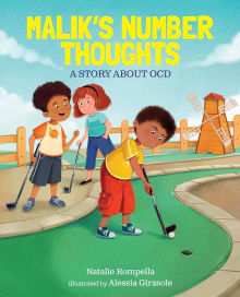 Book cover of Malik's Number Thoughts: A Story about OCD