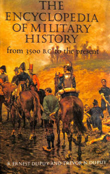 Book cover of The Encyclopedia of Military History from 3500 B.C. to the Present