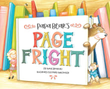 Book cover of Papa Bear's Page Fright
