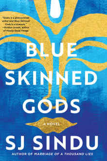 Book cover of Blue-Skinned Gods