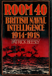 Book cover of Room 40: British Naval Intelligence 1914-1918