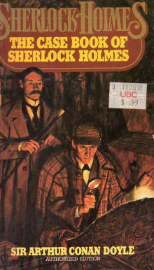 Book cover of The Case Book of Sherlock Holmes