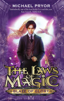 Book cover of Blaze of Glory (The Laws of Magic Book 1)