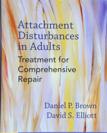 Book cover of Attachment Disturbances in Adults: Treatment for Comprehensive Repair