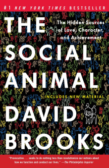Book cover of The Social Animal: The Hidden Sources of Love, Character, and Achievement