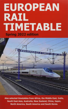 Book cover of European Rail Timetable Spring 2022