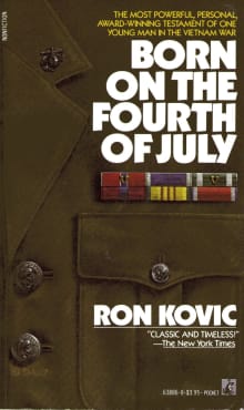 Book cover of Born on the Fourth of July