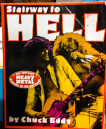 Book cover of Stairway to Hell: The 500 Best Heavy Metal Albums in the Universe