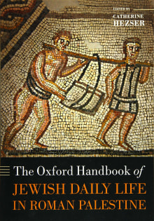 Book cover of The Oxford Handbook of Jewish Daily Life in Roman Palestine