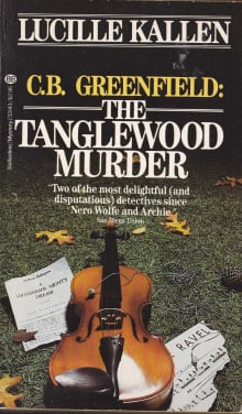 Book cover of C.B. Greenfield: The Tanglewood Murder