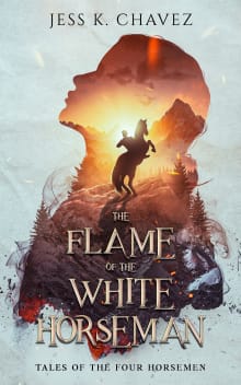 Book cover of The Flame of the White Horseman