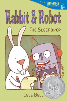 Book cover of Rabbit and Robot: The Sleepover