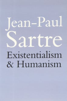 Book cover of Existentialism Is a Humanism