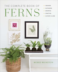 Book cover of The Complete Book of Ferns: Indoors • Outdoors • Growing • Crafting • History & Lore