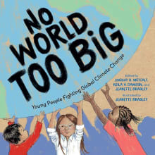 Book cover of No World Too Big: Young People Fighting Global Climate Change