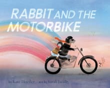 Book cover of Rabbit and the Motorbike