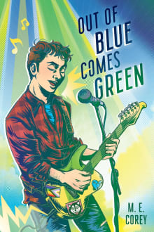 Book cover of Out of Blue Comes Green