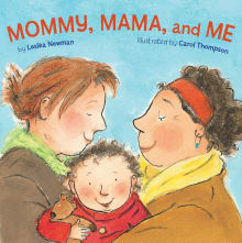 Book cover of Mommy, Mama, and Me