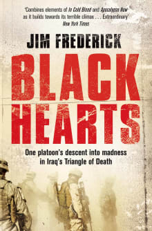 Book cover of Black Hearts: One Platoon's Descent Into Madness in Iraq's Triangle of Death