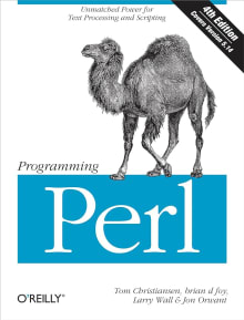 Book cover of Programming Perl: Unmatched Power for Text Processing and Scripting