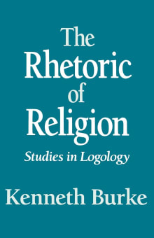 Book cover of The Rhetoric of Religion