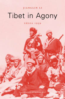 Book cover of Tibet in Agony: Lhasa 1959