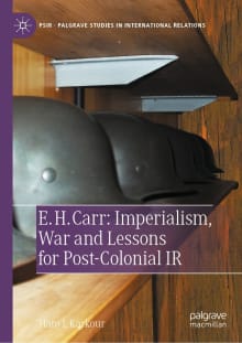 Book cover of E. H. Carr: Imperialism, War and Lessons for Post-Colonial IR