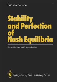 Book cover of Stability and Perfection of Nash Equilibria
