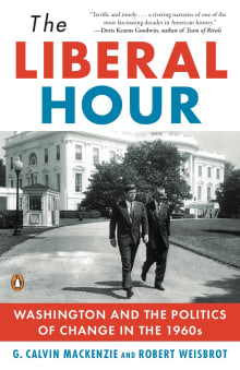 Book cover of The Liberal Hour: Washington and the Politics of Change in the 1960s