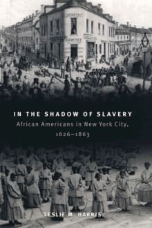 Book cover of In the Shadow of Slavery: African Americans in New York City, 1626-1863