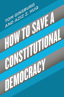 Book cover of How to Save a Constitutional Democracy